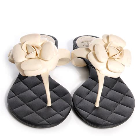 chanel jelly sandals cheap|chanel quilted platform sandals.